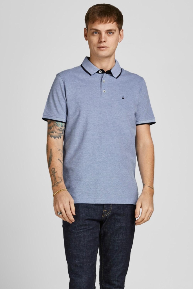 JJEPAULOS POLO SS 2PK MP 12191216 Bright Cobalt/White